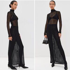 Róhe Geometrical Lace Dress